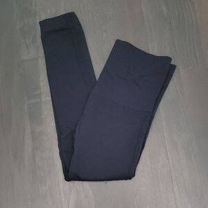 SPANX Deep Navy Cropped Compression Leggings